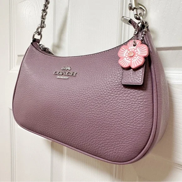 Coach Teri Refined Pebbled Leather Convertible Shoulder Bag NWT - Picture 4 of 16